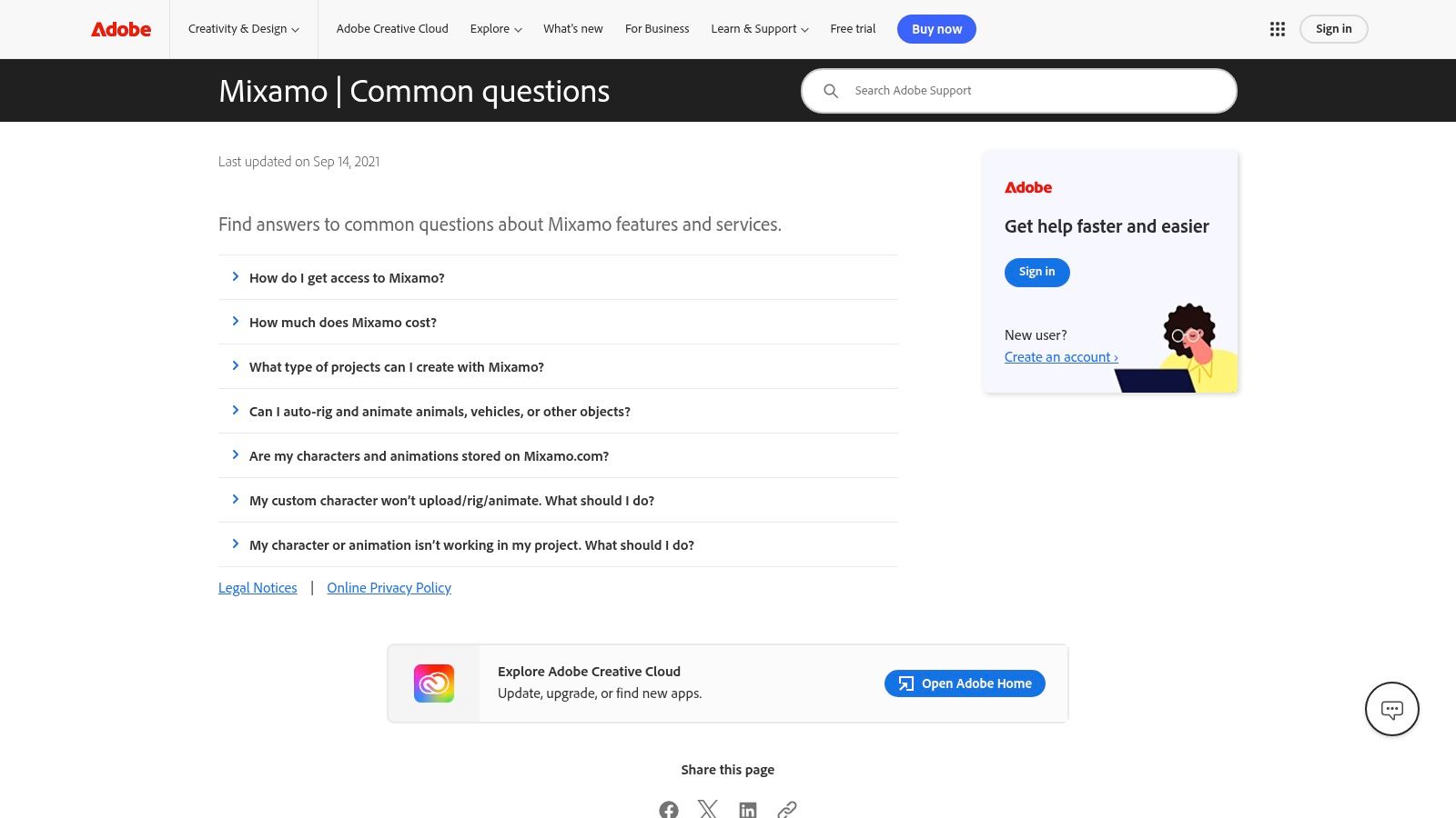 Adobe Mixamo (Official)
