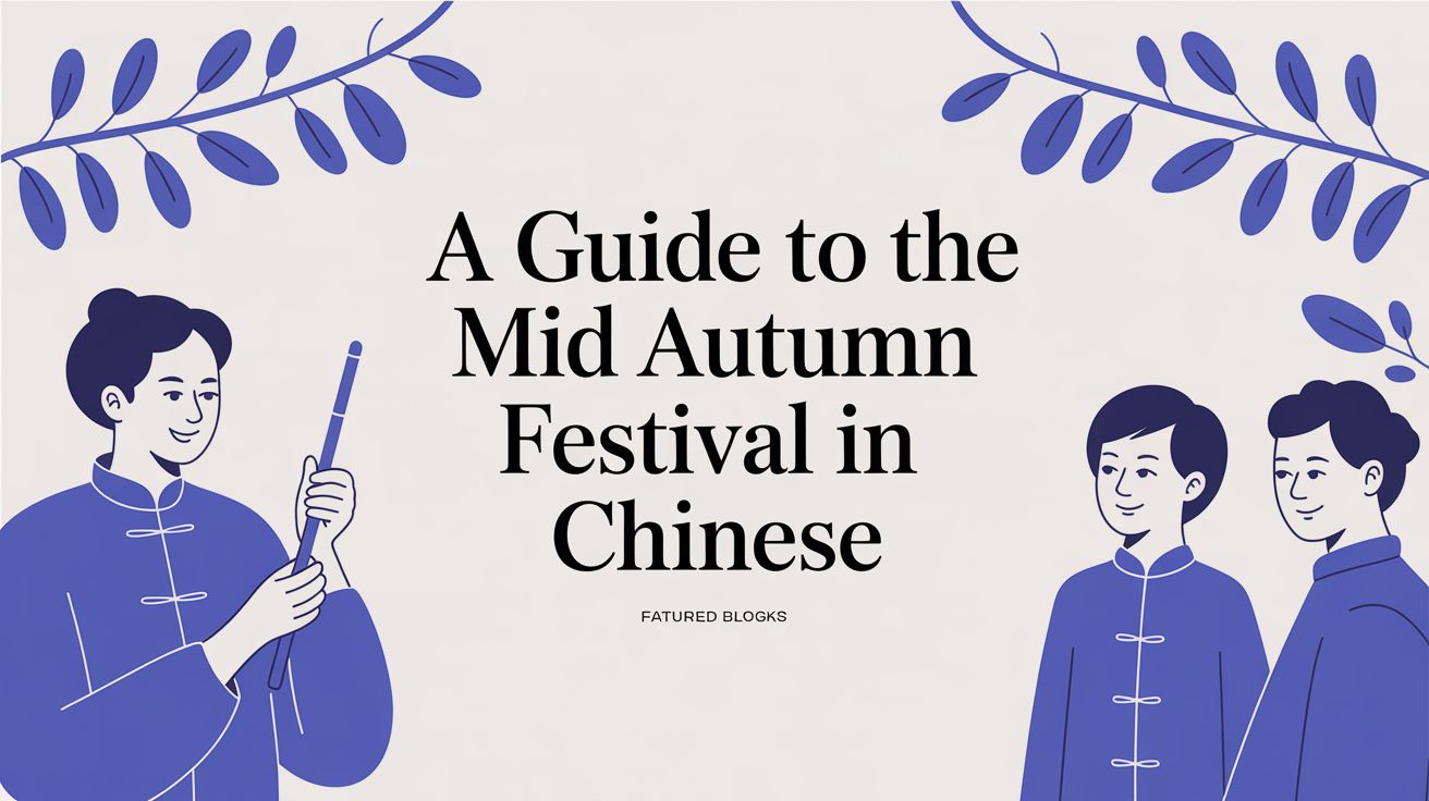 A Guide to the Mid Autumn Festival in Chinese