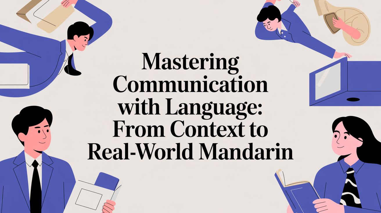 Mastering communication with language: From Context to Real-World Mandarin