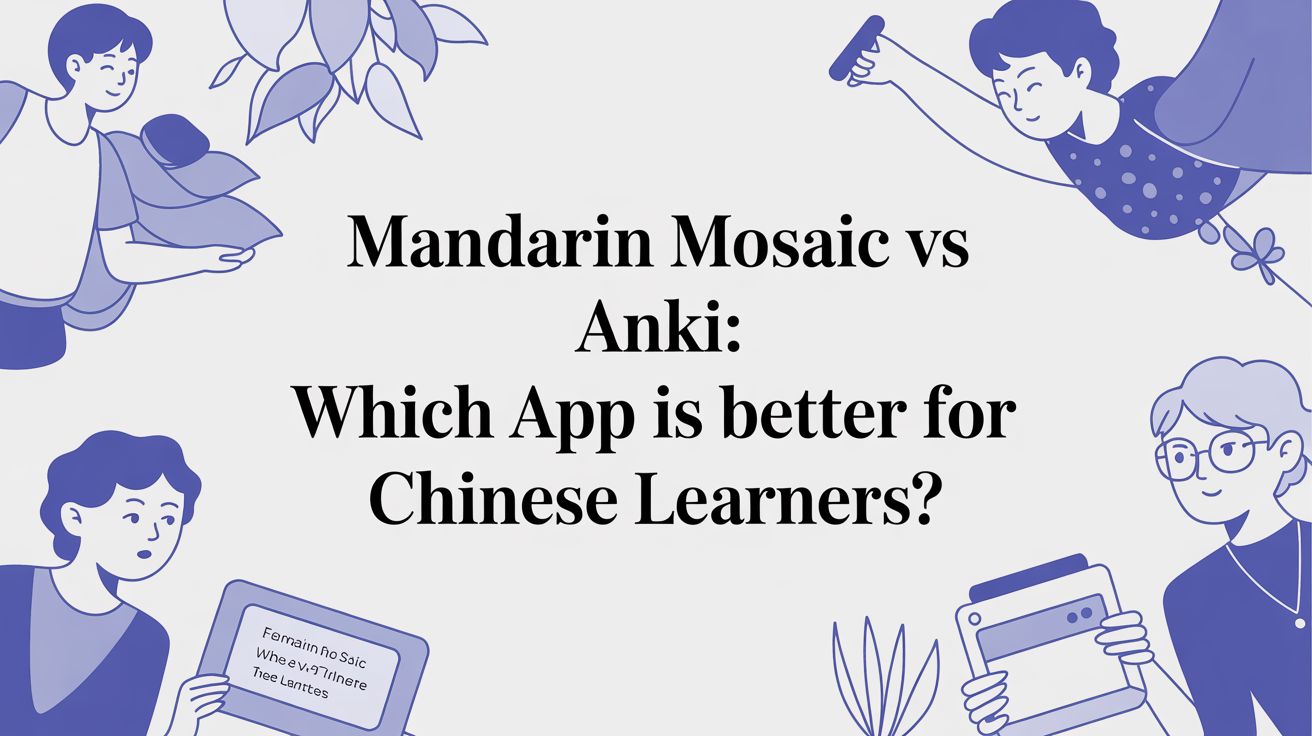 Mandarin Mosaic vs Anki: Which App Is Better for Chinese Learners?