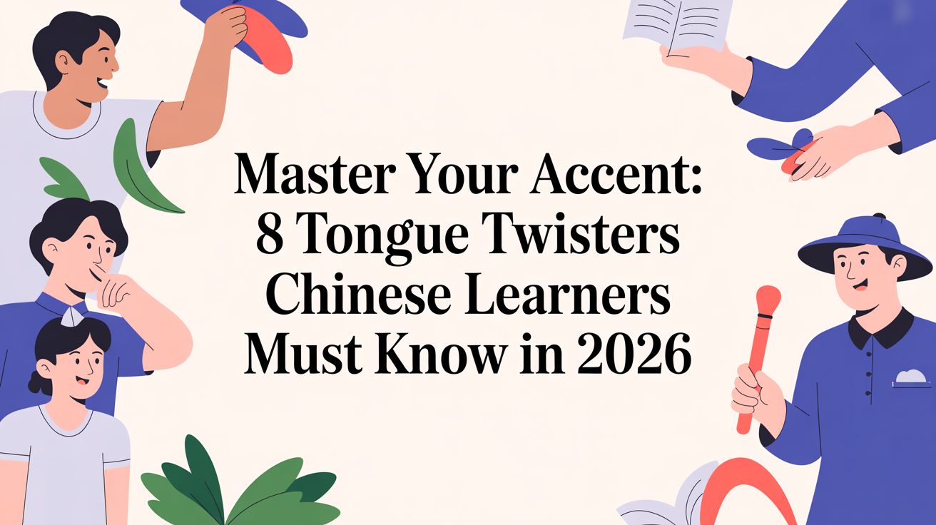 Master Your Accent: 8 Tongue Twisters Chinese Learners Must Know in 2026