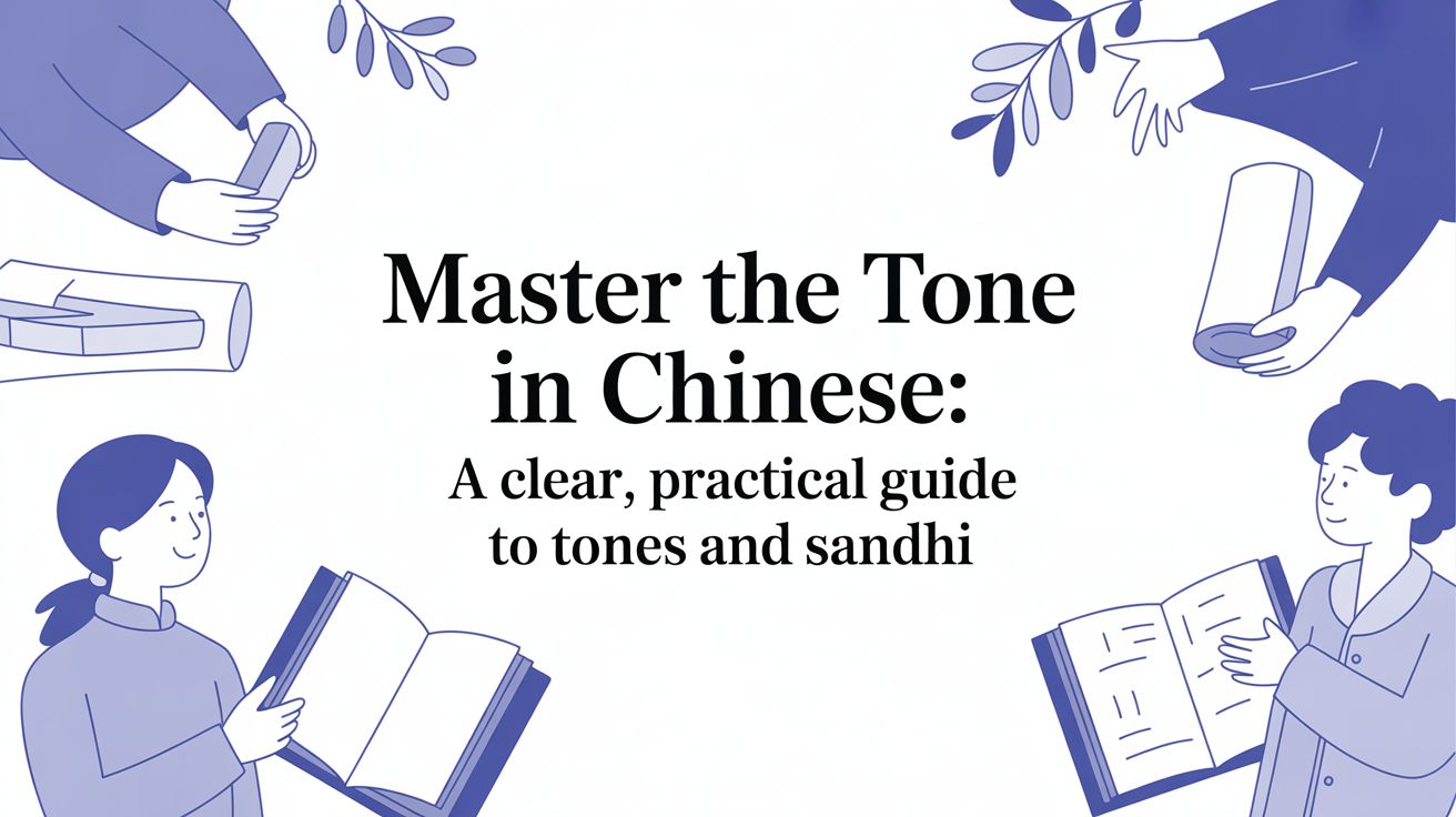 Master the tone in chinese: A clear, practical guide to tones and sandhi