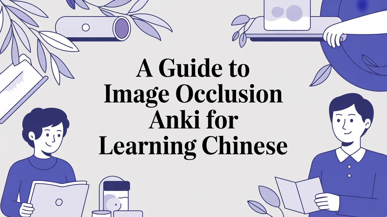 A Guide to Image Occlusion Anki for Learning Chinese