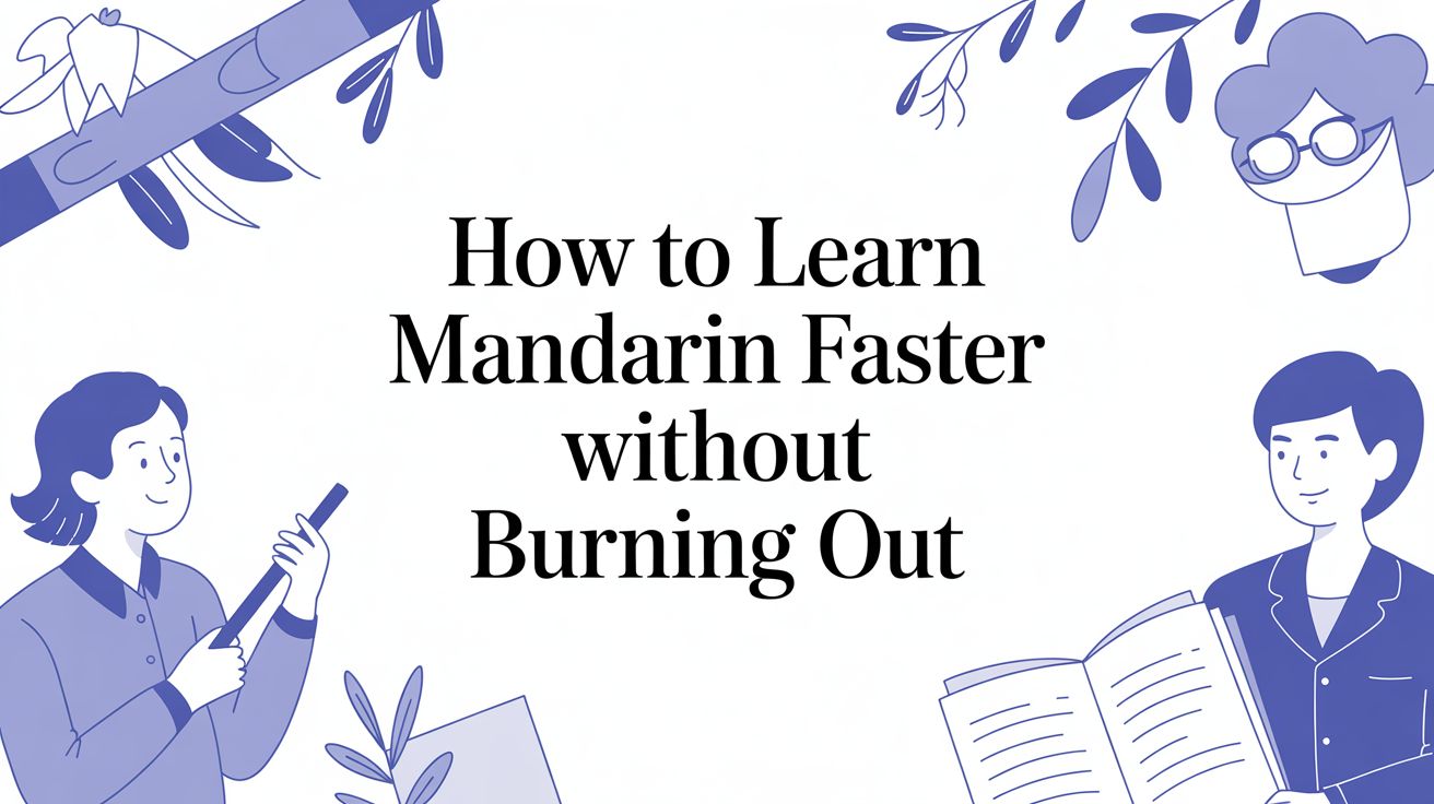 How to Learn Mandarin Faster Without Burning Out