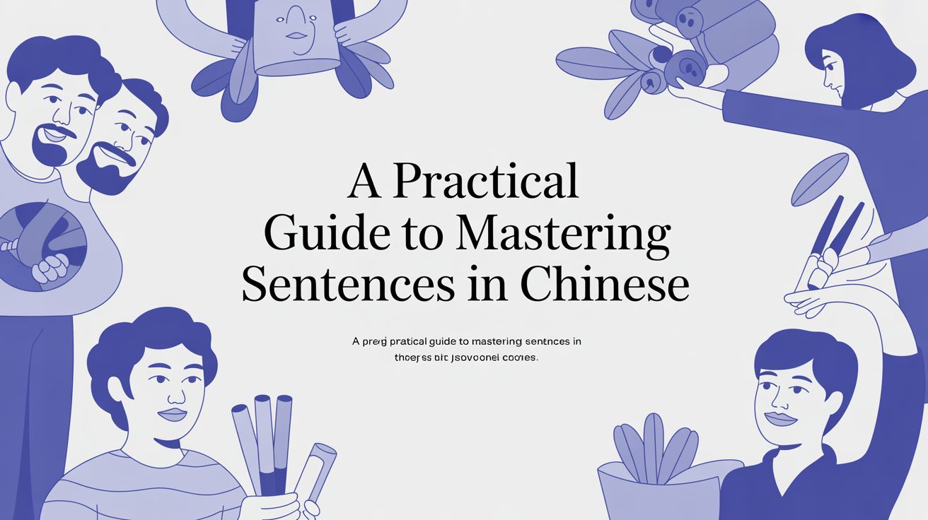 A Practical Guide to Mastering Sentences in Chinese