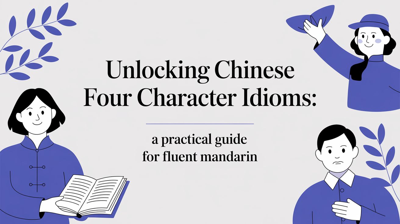 Unlocking Chinese Four Character Idioms: A Practical Guide for Fluent Mandarin
