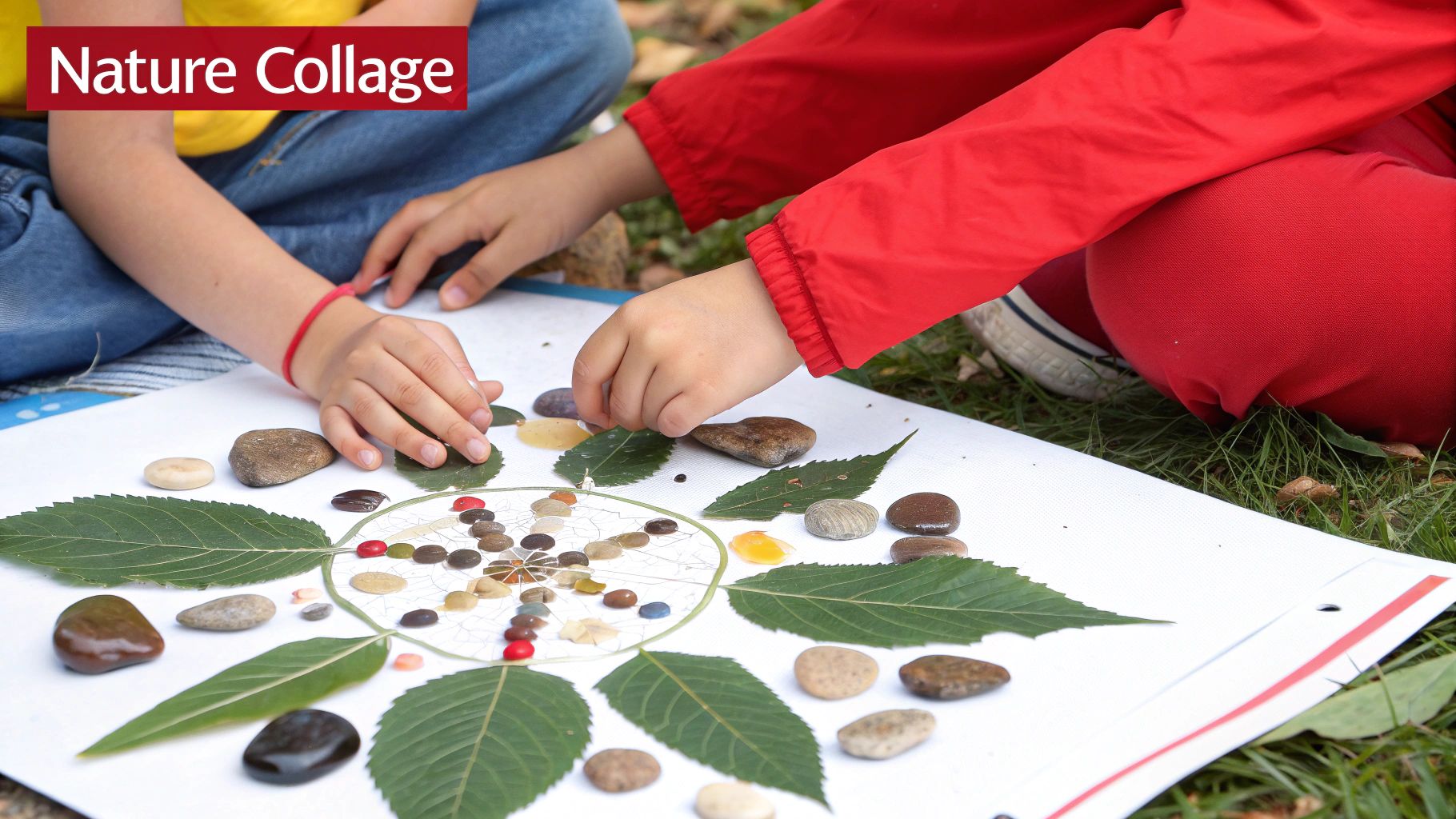 Nature Collage and Land Art Projects