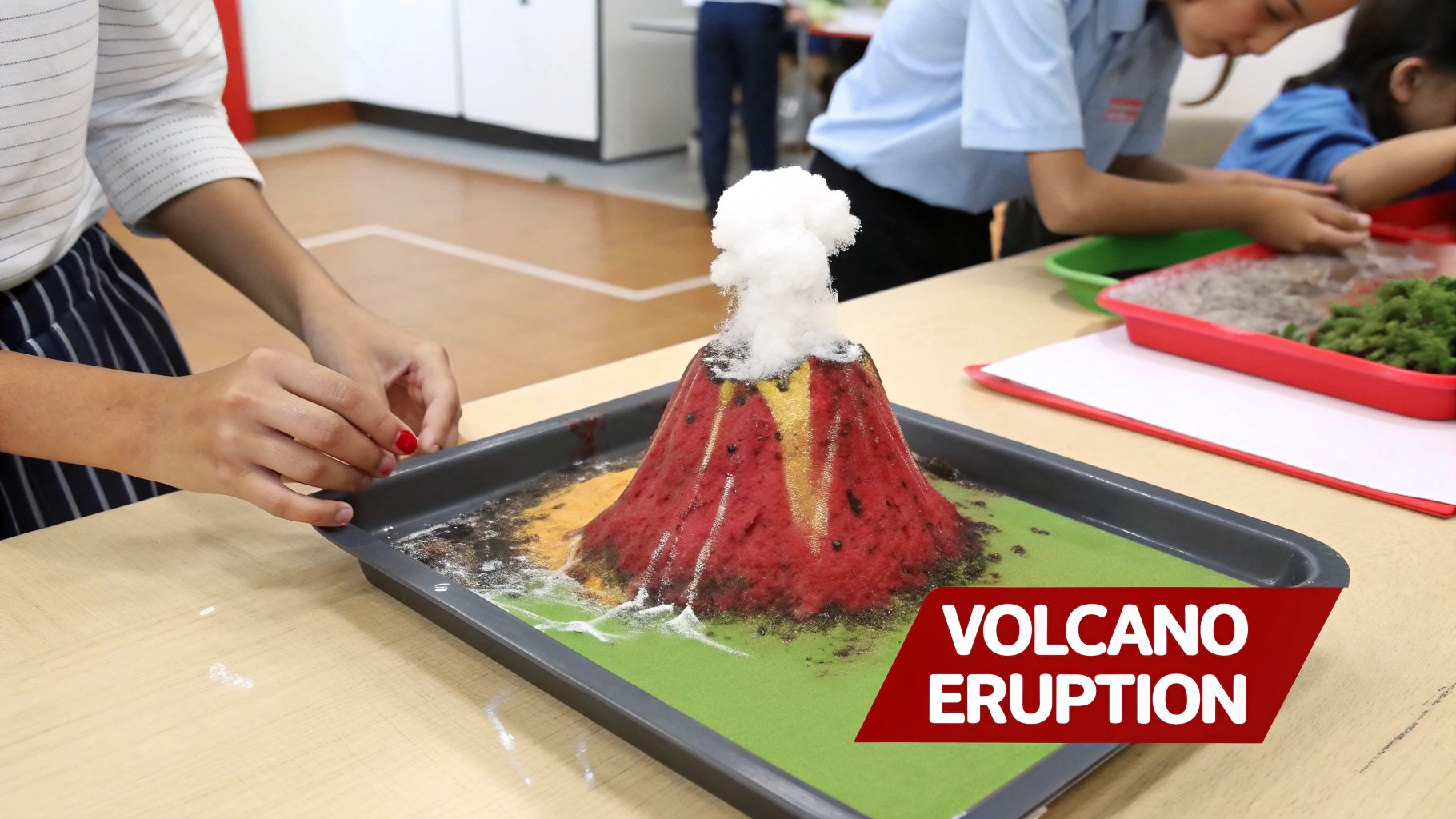Volcano Eruption - Chemical Reaction Model