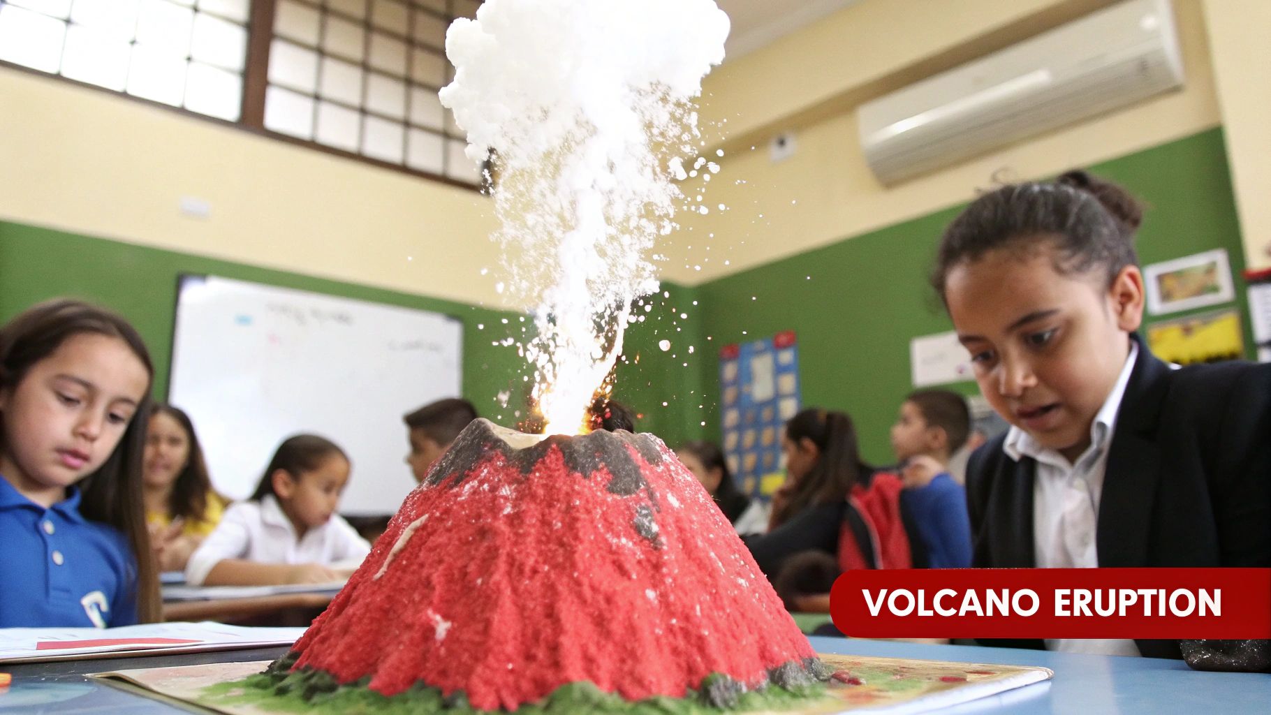 Baking Soda and Vinegar Volcano