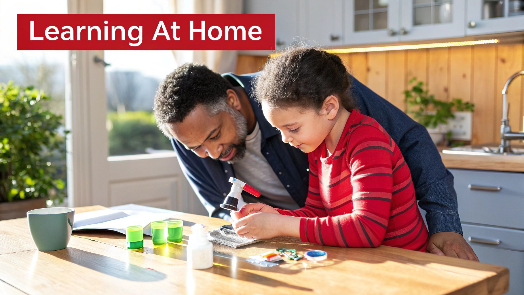 Person asking questions with question mark icons floating around.