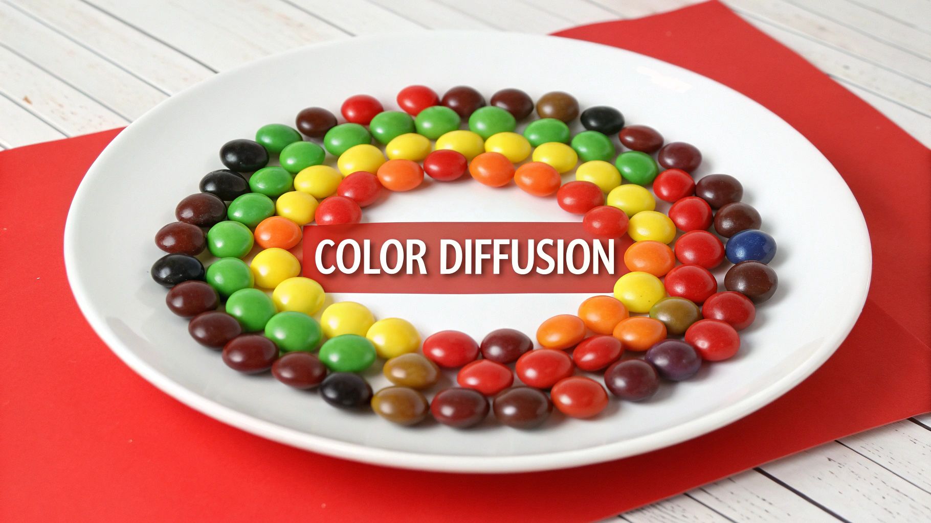 Skittles or M&M Rainbow Science
