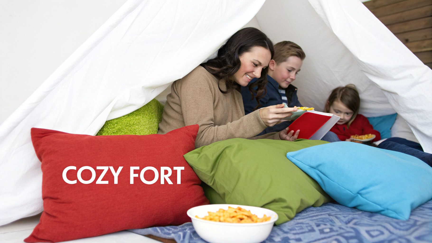 Indoor Picnic or Blanket Fort Building