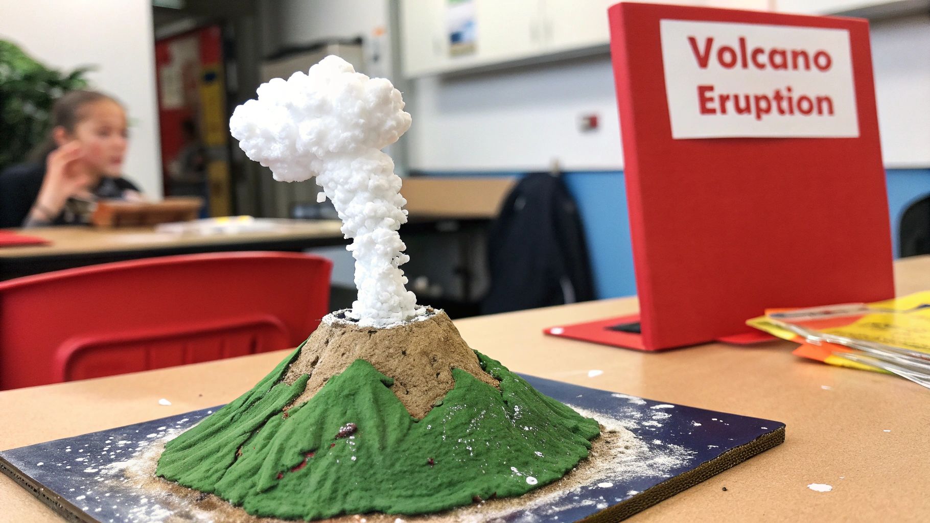 Volcano Eruption (Baking Soda and Vinegar)