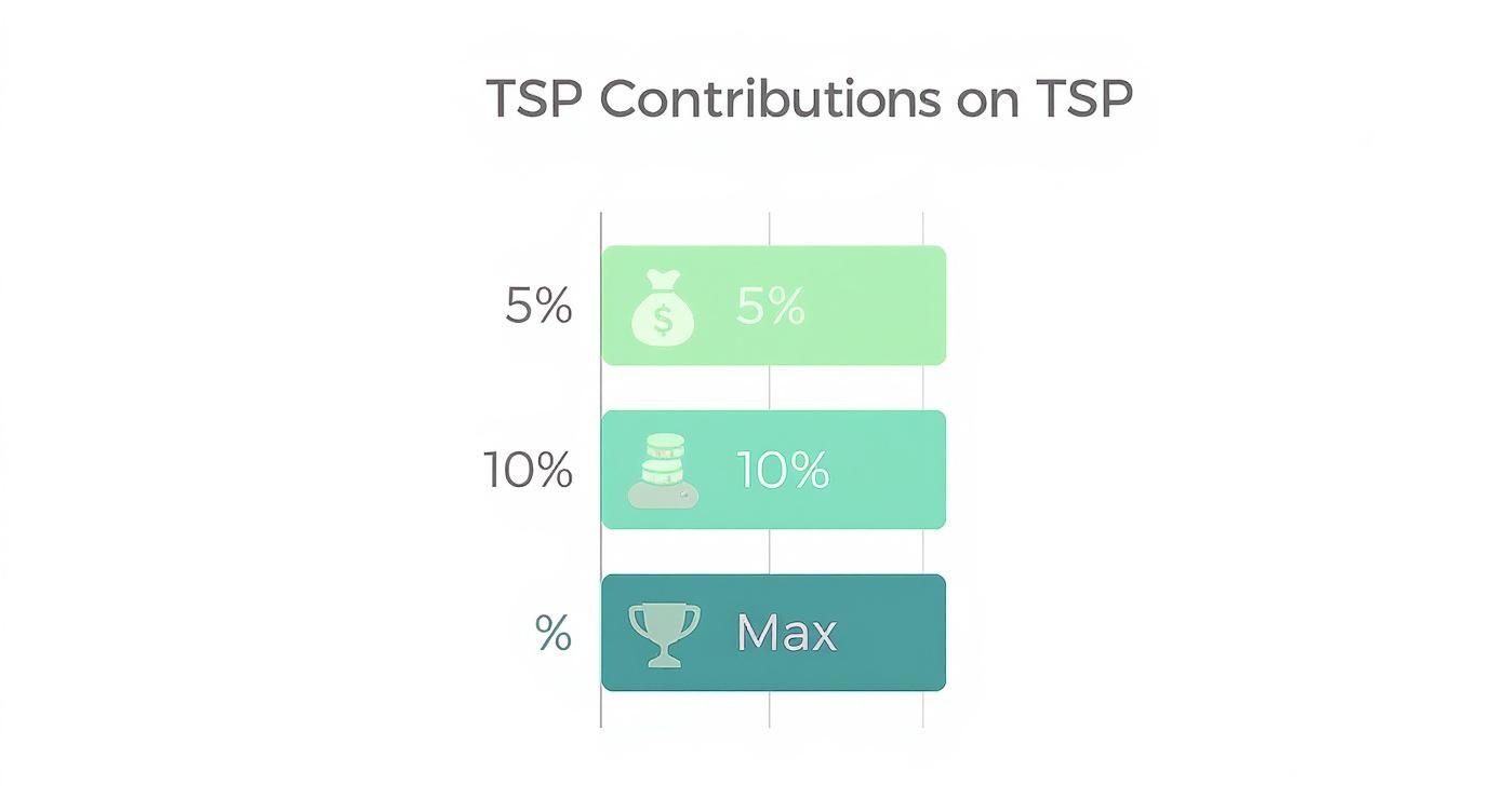 Infographic about how to use tsp