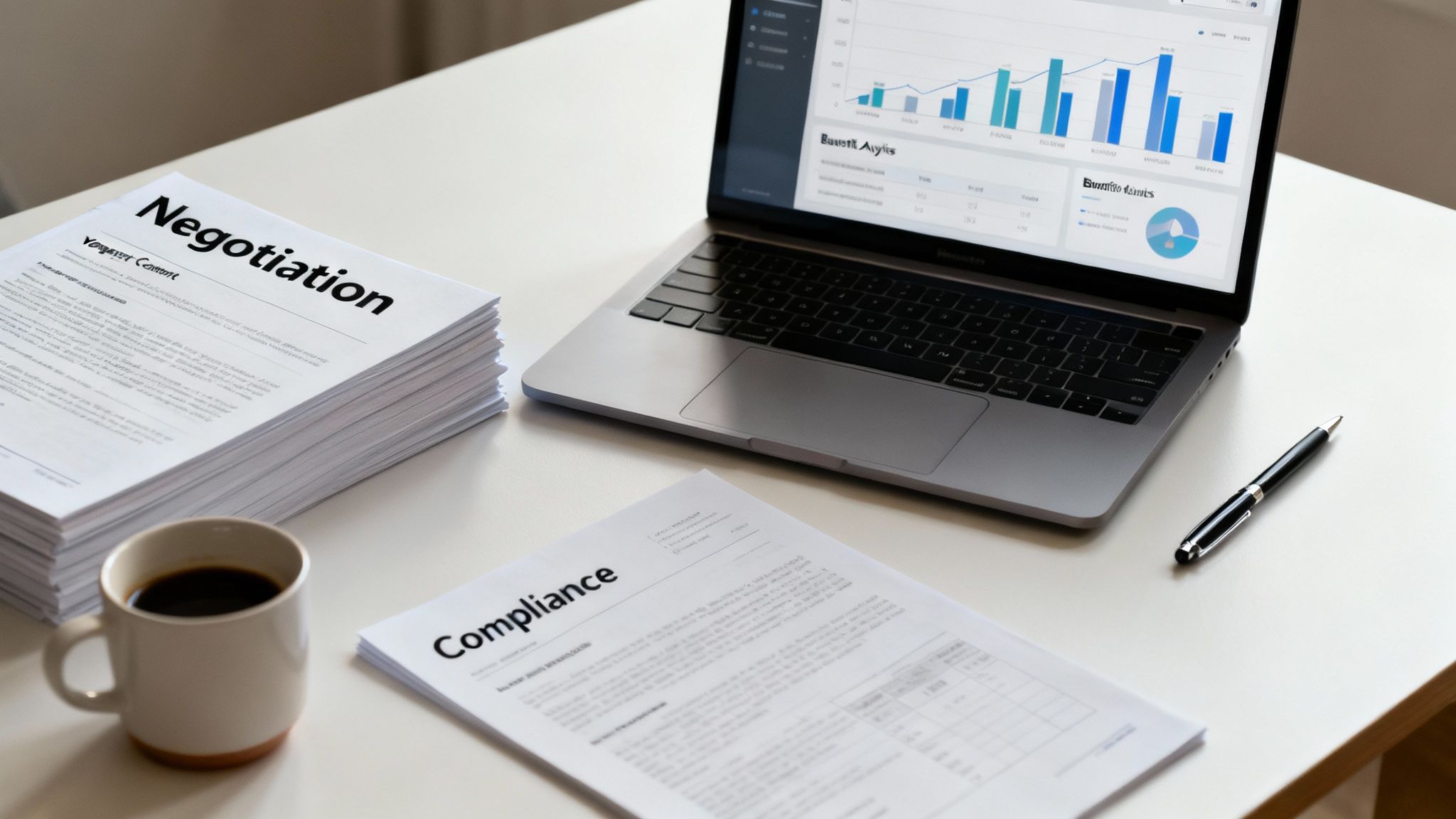 A group of professionals in a modern office, using charts and graphs to illustrate the value-driven services of an employee benefits advisor. A group of professionals in a modern office, using charts and graphs to illustrate the value-driven services of an employee benefits advisor.