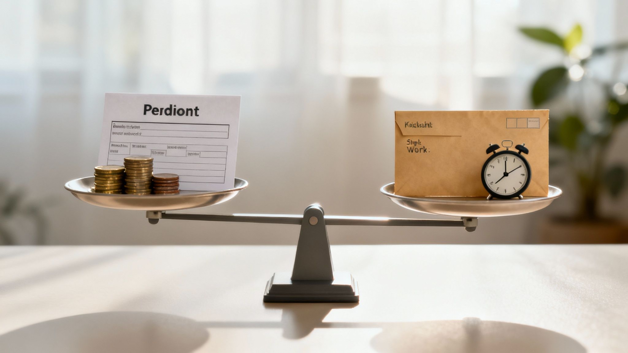 A magnifying glass focusing on a piggy bank, symbolizing the scrutiny on earnings.