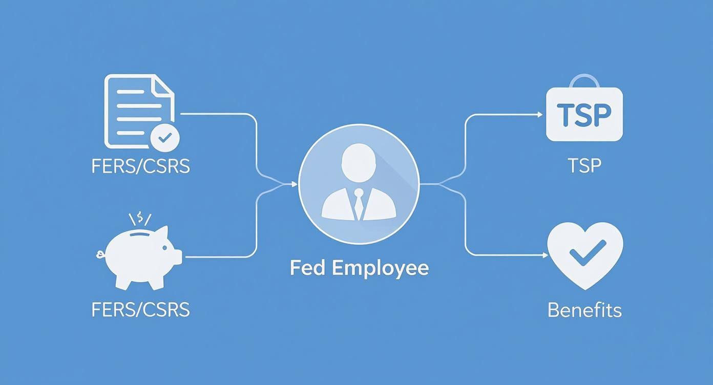 Infographic about federal employee financial advisor Infographic about federal employee financial advisor