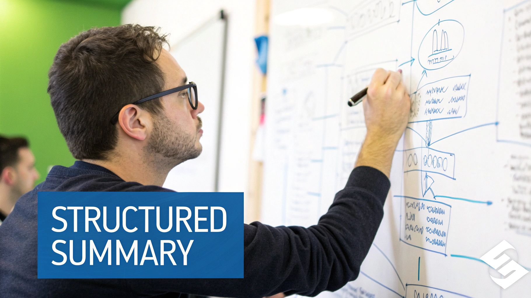 Building a summary requires a clear structure.