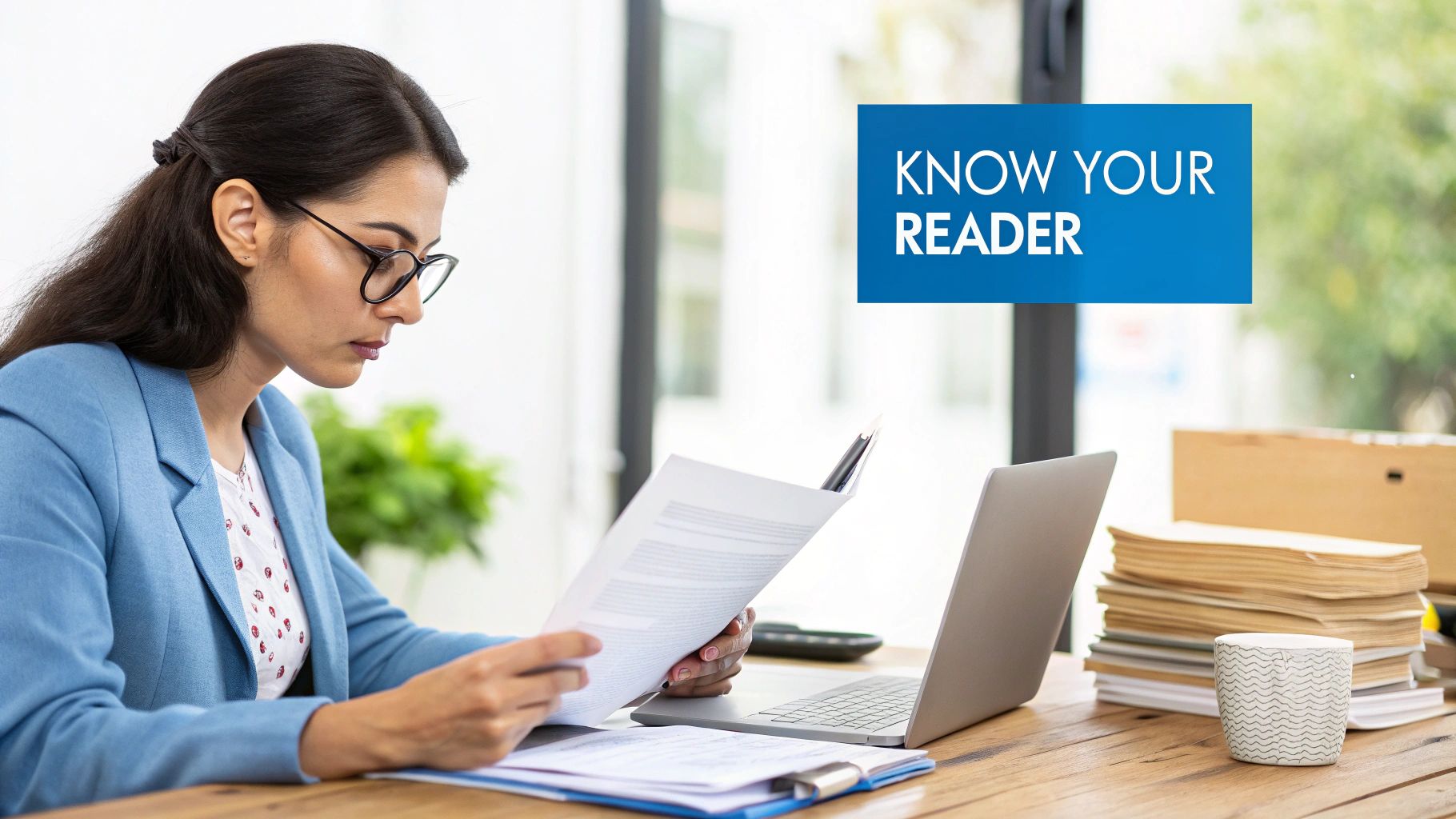 Image of a person writing