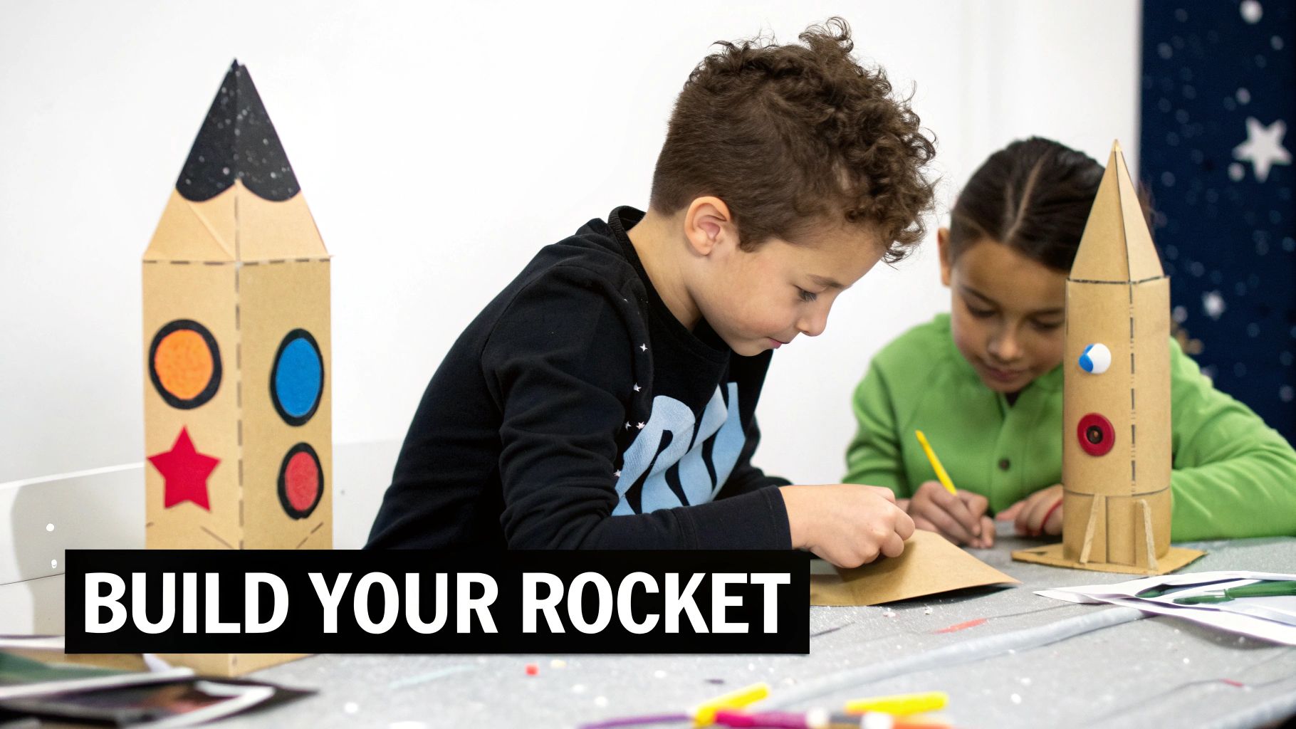 Build Your Own Rocket Ship Photo Op