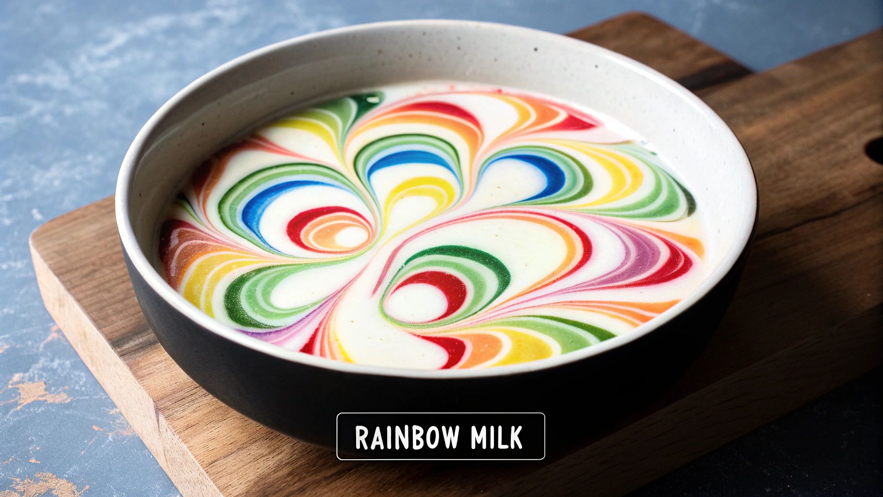 Rainbow Milk Experiment