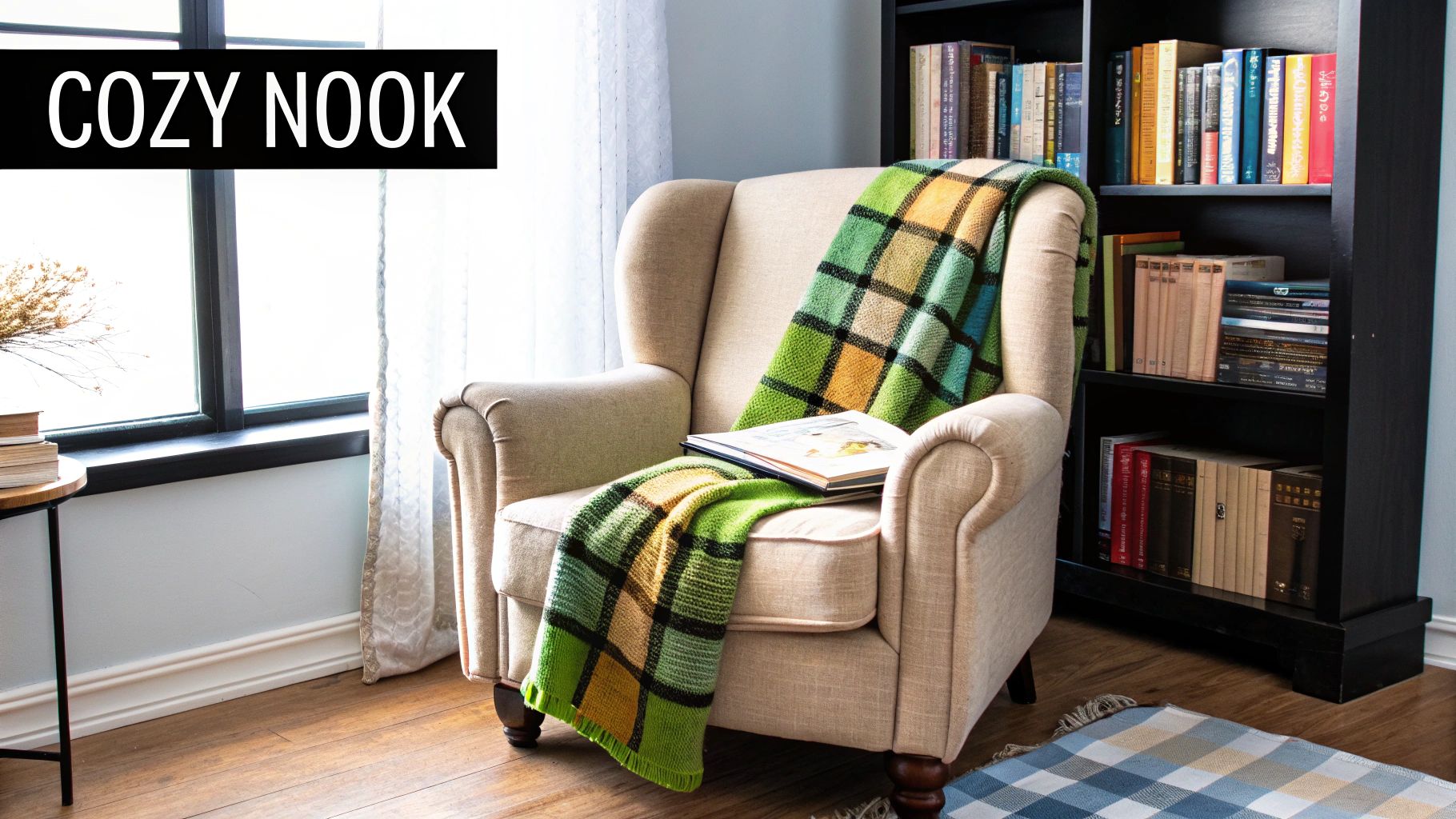 A child and an adult looking up at a starry night sky together, suggesting a shared adventure.