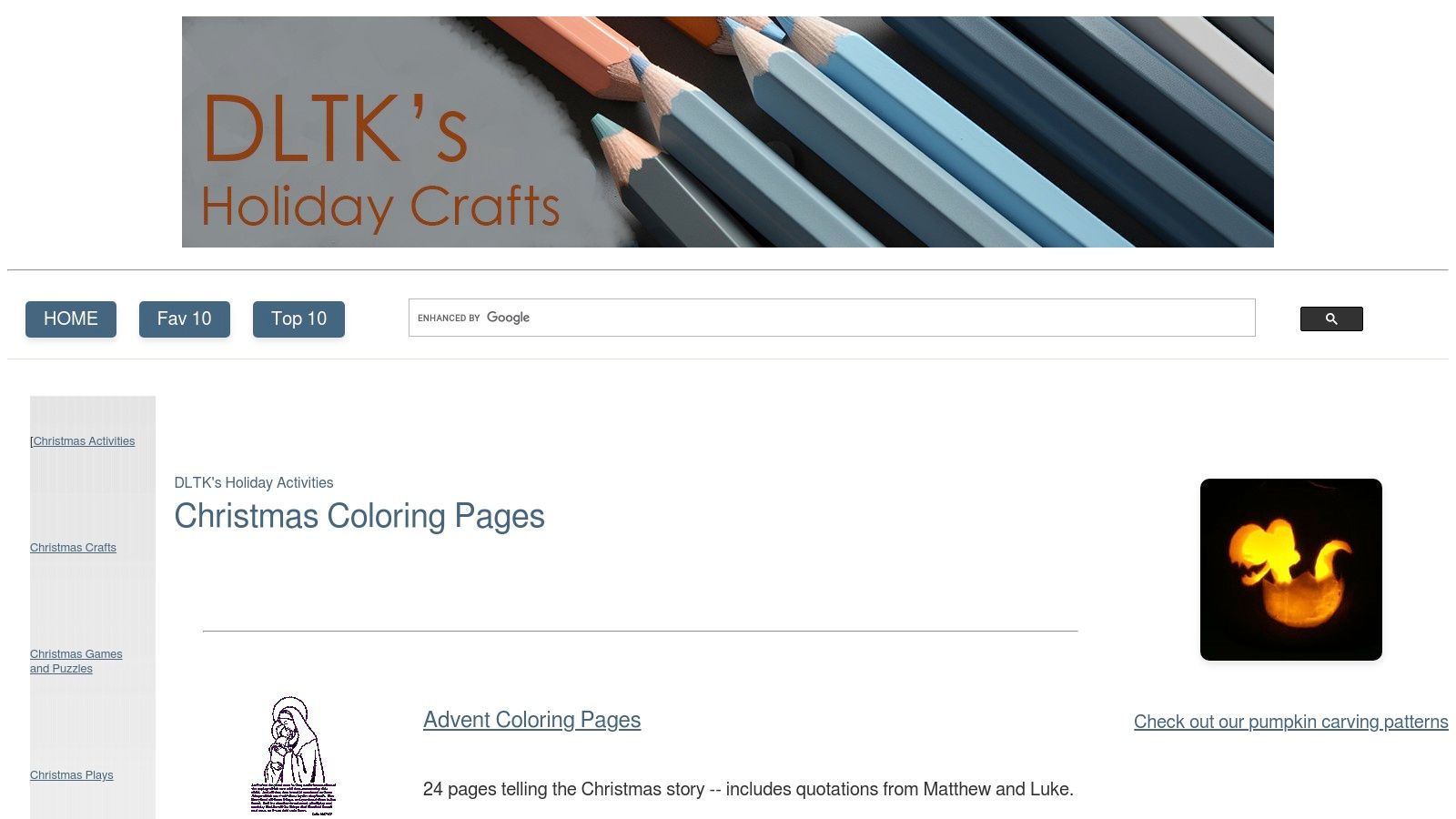 DLTK’s Coloring (Coloring.ws)