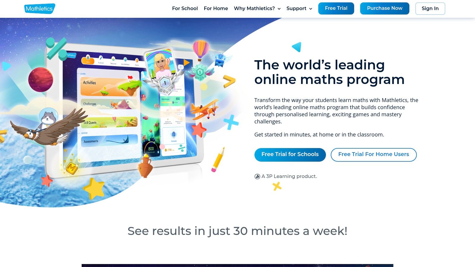 Mathletics (3P Learning, UK)