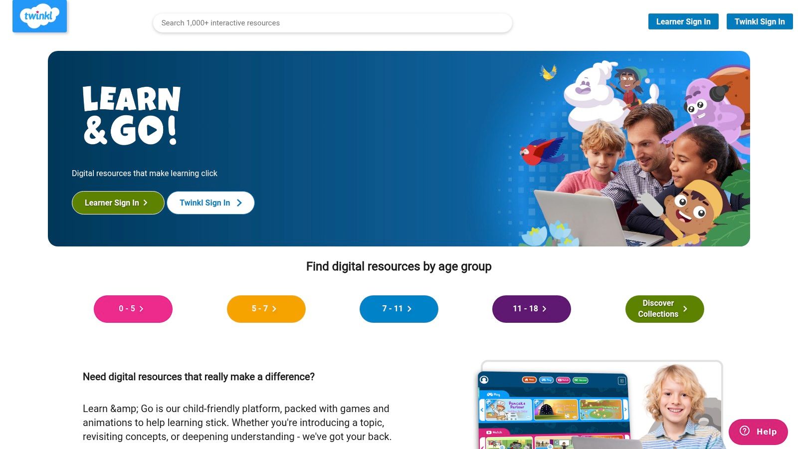 Twinkl Go! / Learn & Go