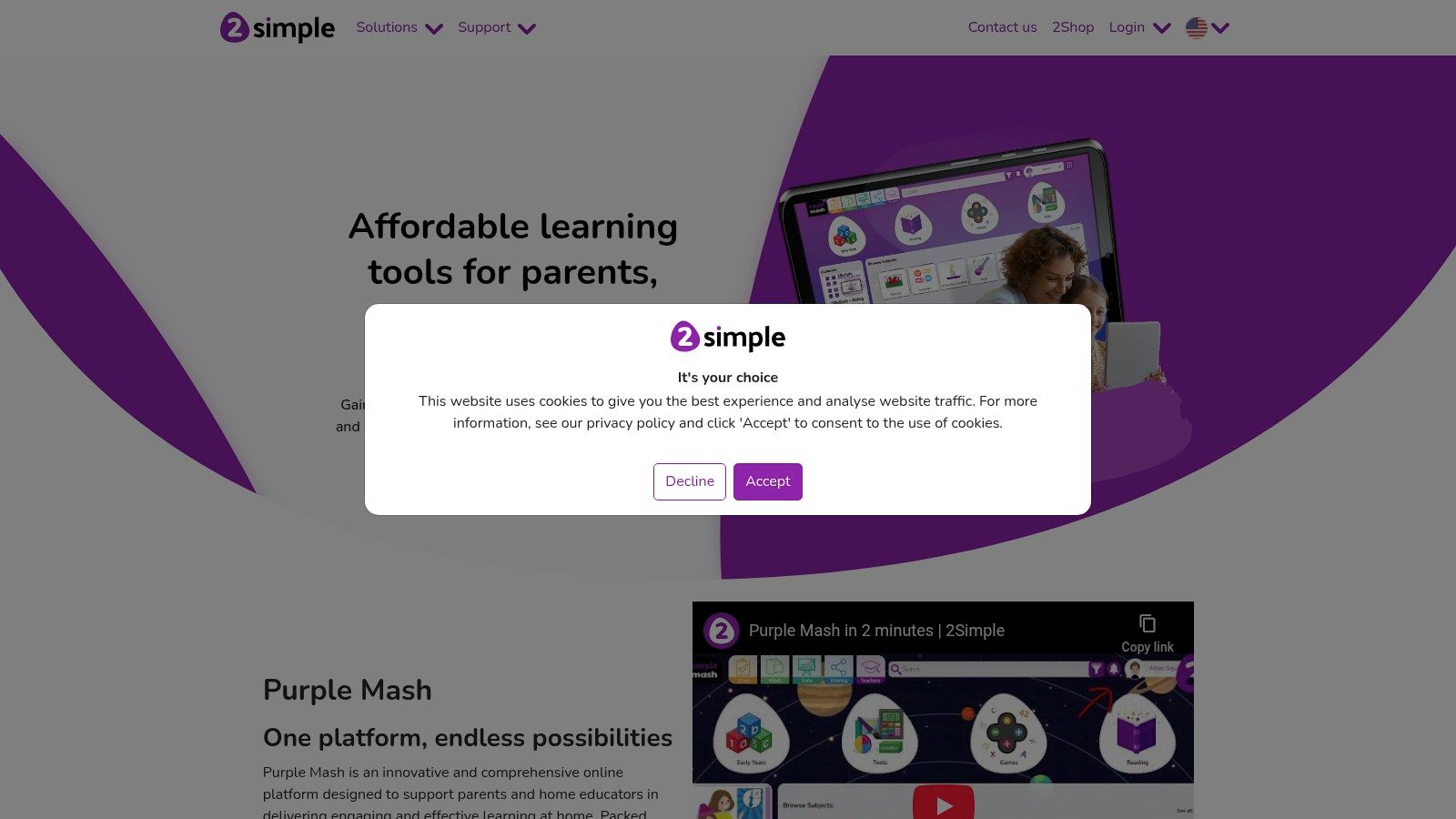 Purple Mash (2Simple)