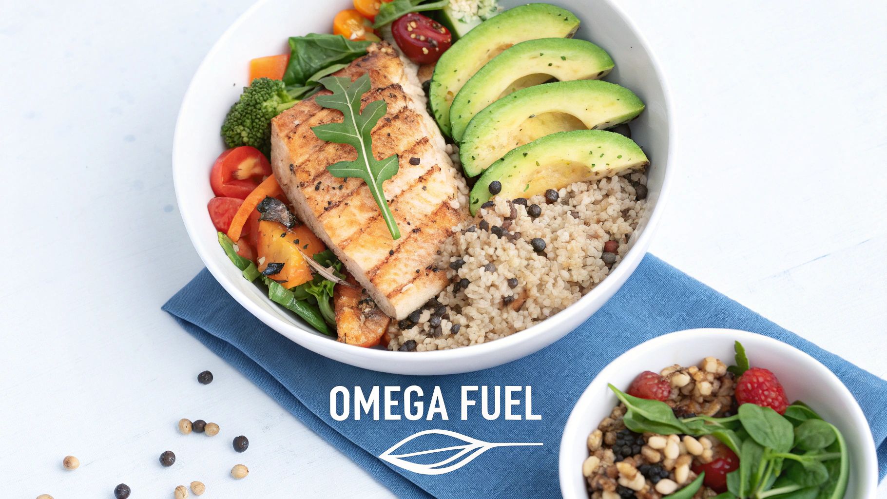 Salmon and Quinoa Bowl with Avocado