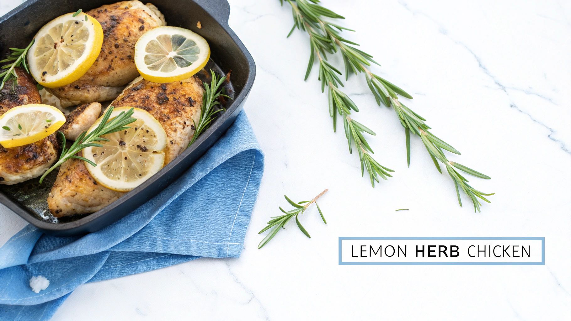 Low FODMAP Lemon Herb Roasted Chicken