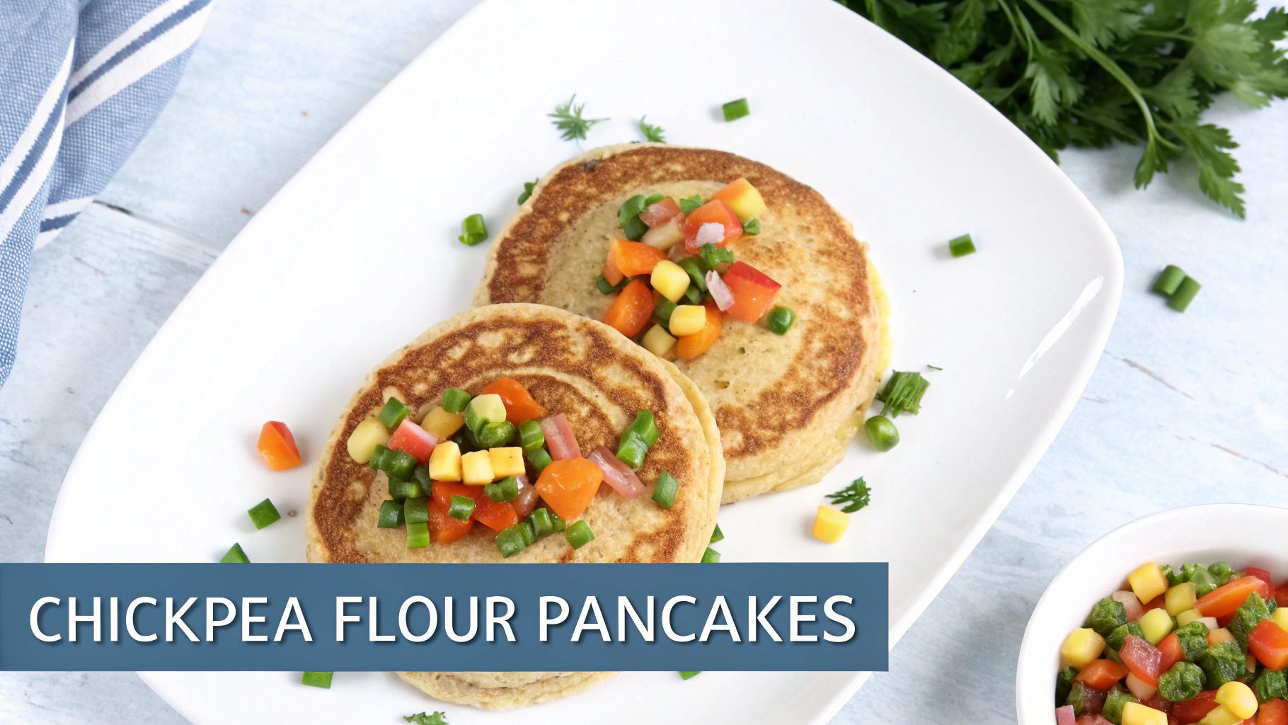 Chickpea Flour Pancakes (Besan Chilla)