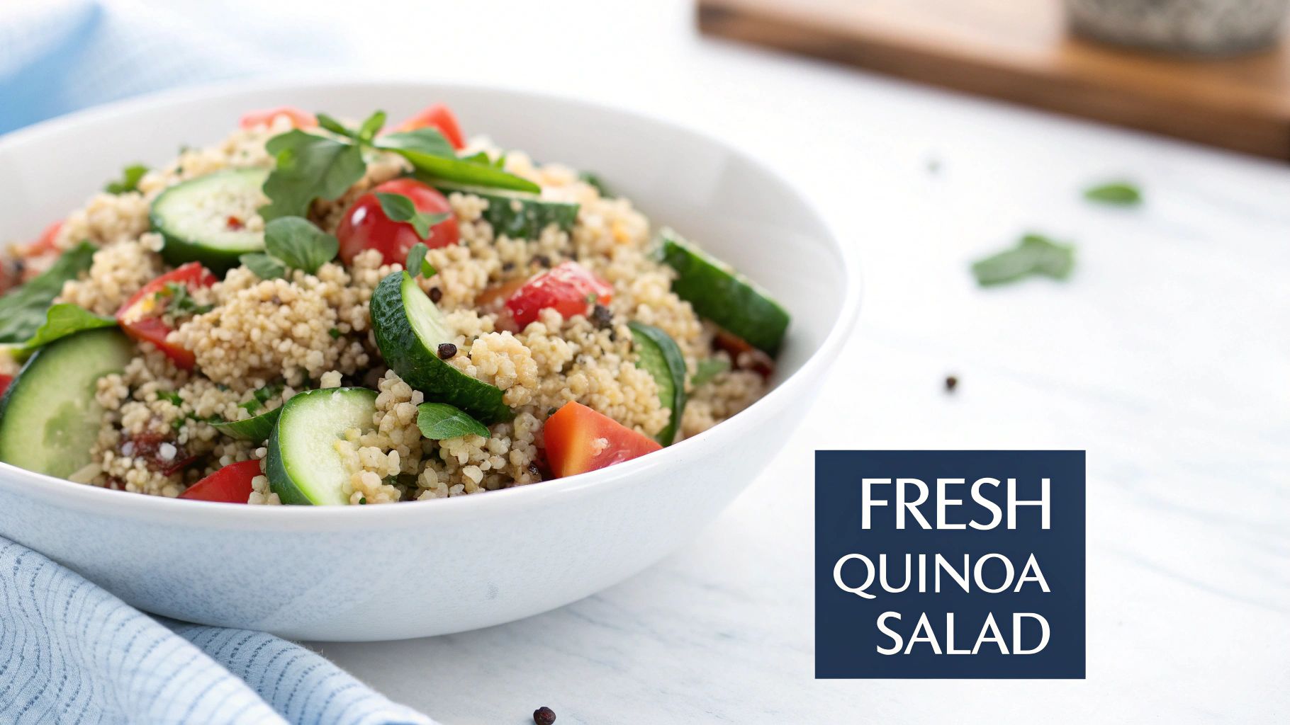 Hemp-Boosted Low-FODMAP Quinoa Salad with Lemon-Herb Dressing