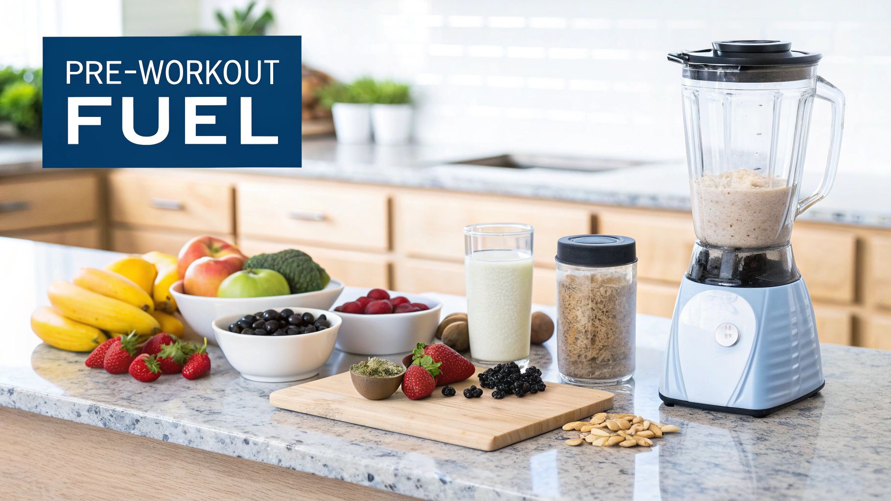 Pre-Workout Protein Shake (30-60 Minutes Before)