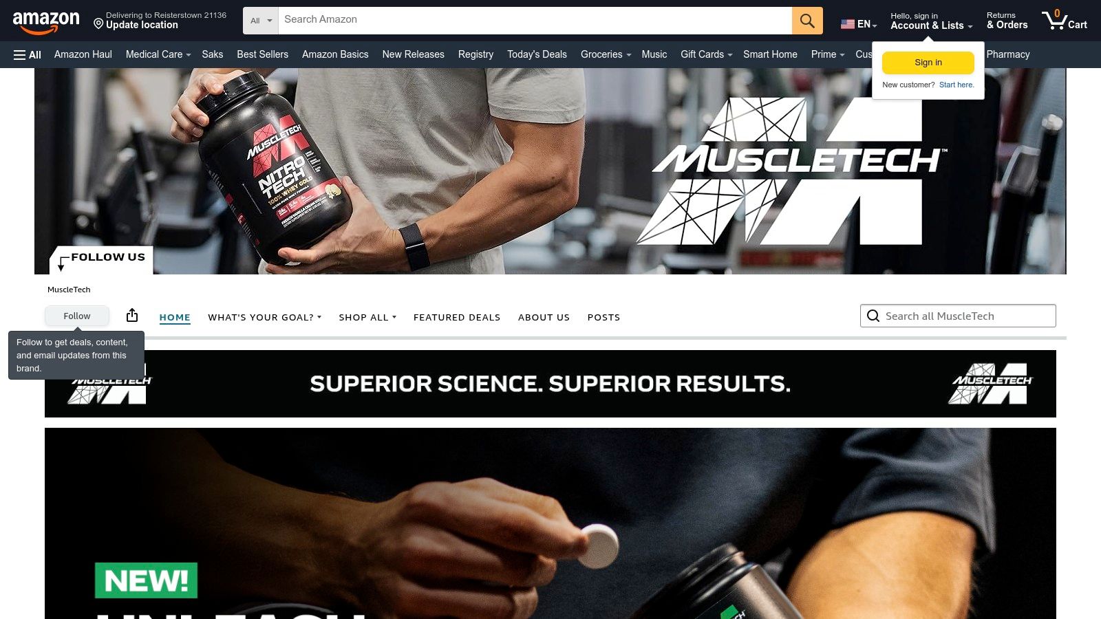 MuscleTech NitroTech Whey Protein
