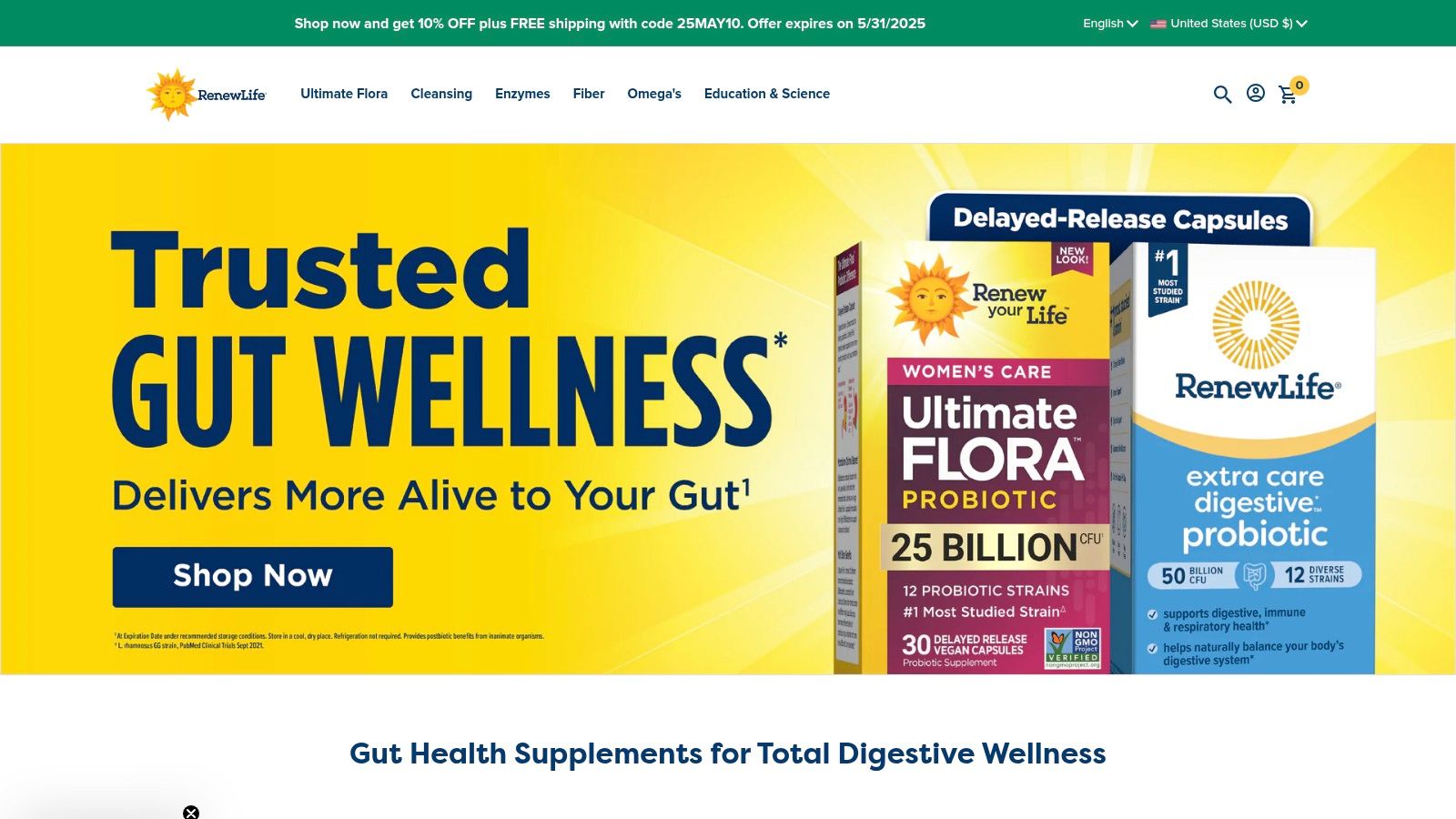 Renew Life Ultimate Flora Extra Care Probiotic