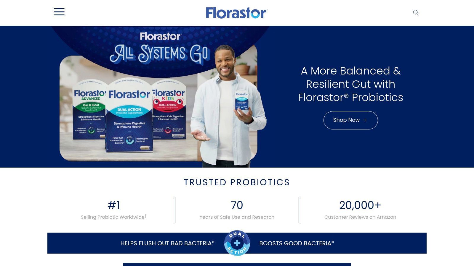 Florastor Daily Probiotic Supplement