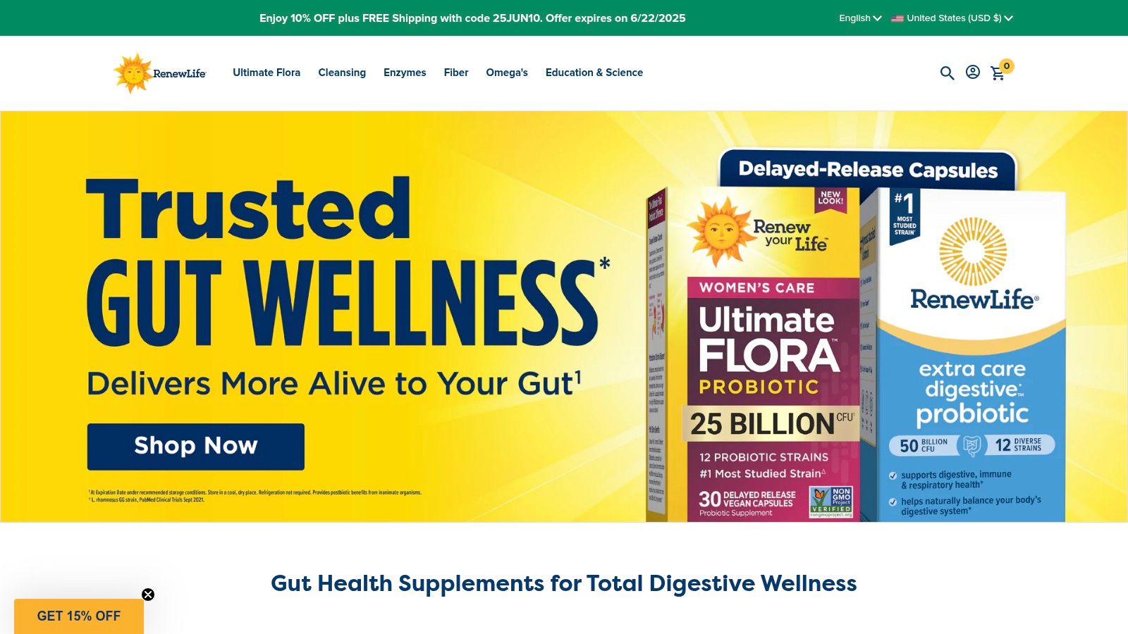 Renew Life Ultimate Flora Extra Care Probiotic