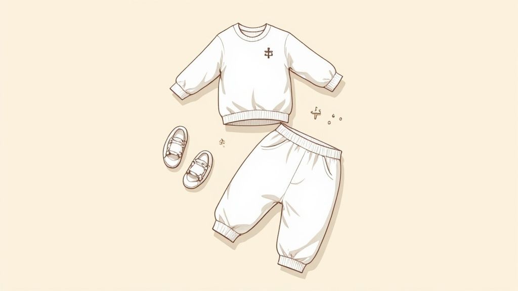 Newborn in a personalized take me home outfit