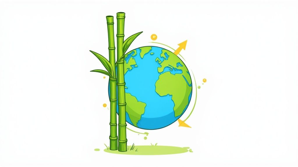 A baby in soft bamboo fabric clothing snuggles comfortably
