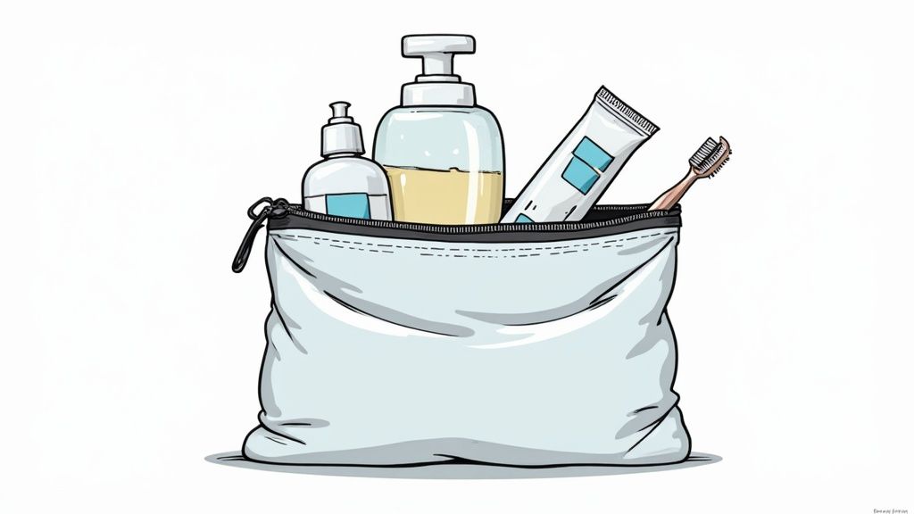 Personal Toiletries and Hygiene Kit