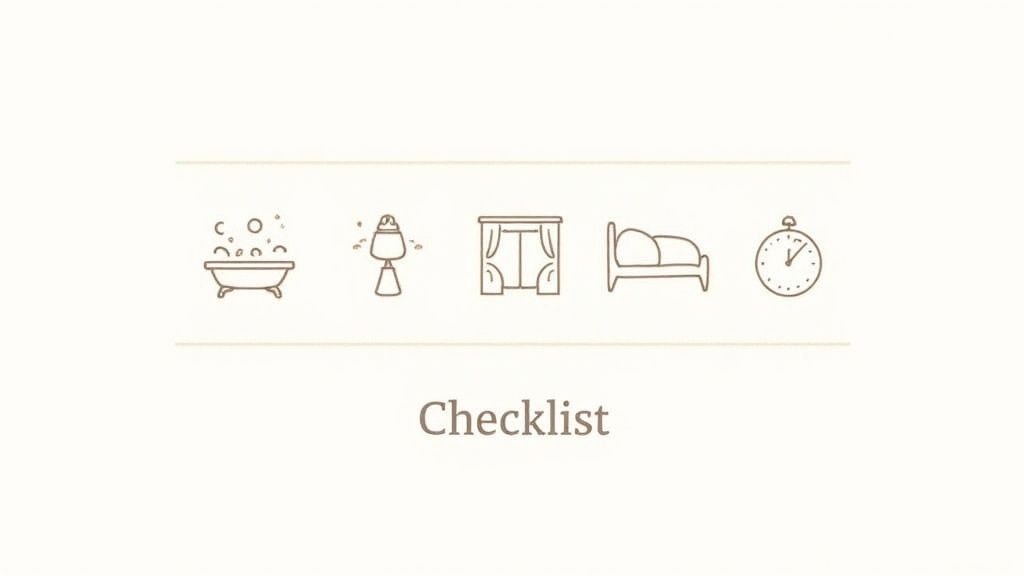 A mother reading a book to her toddler in a calming bedtime routine