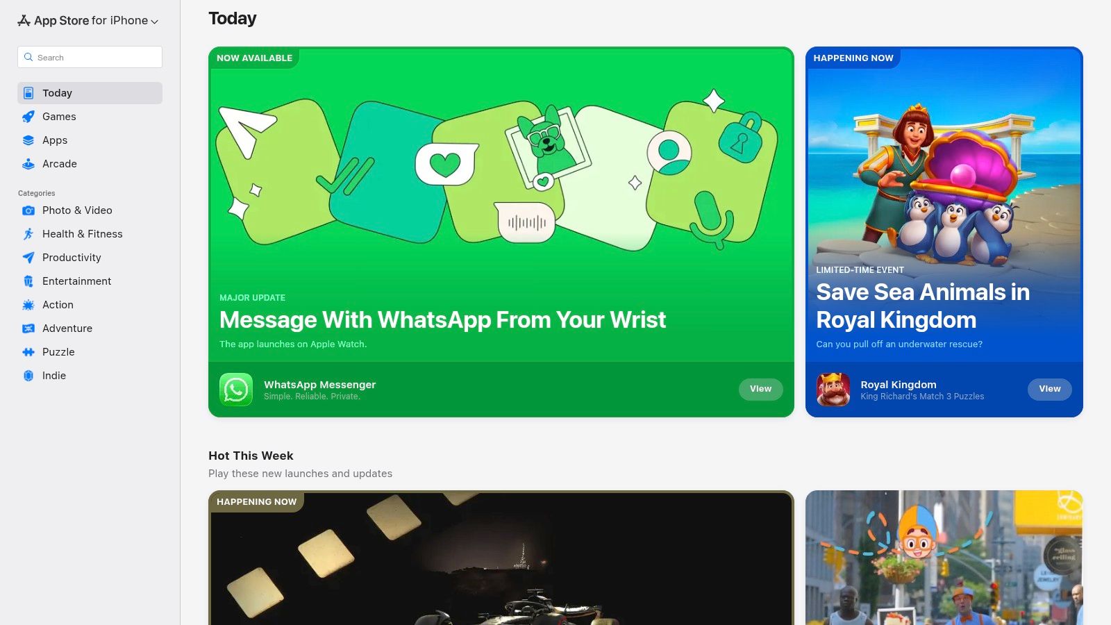Apple App Store (iOS/iPadOS)