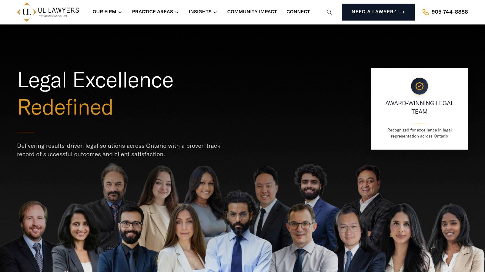 UL Lawyers legal team specializing in Canadian immigration law