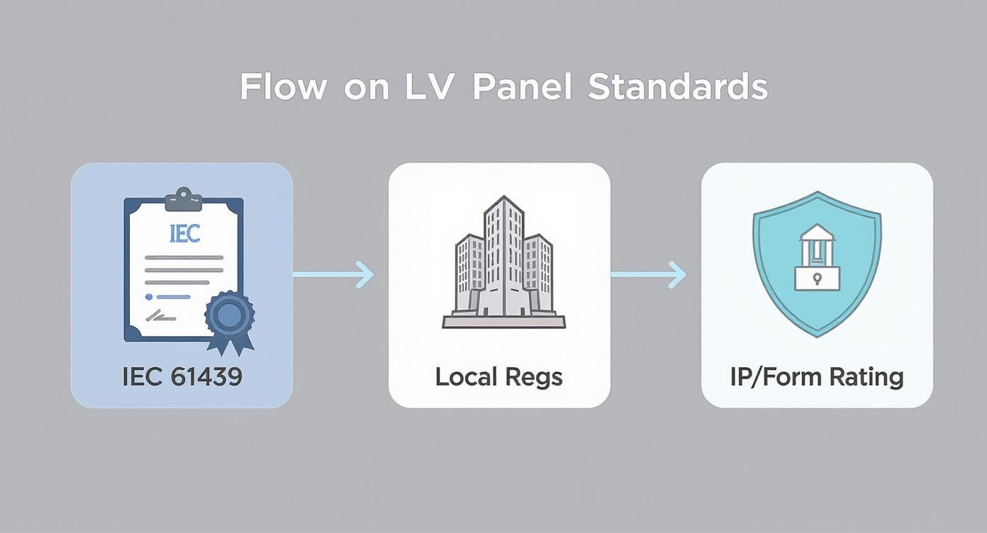 Infographic about low voltage panel