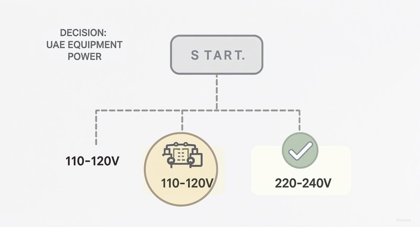Infographic about power plug in uae
