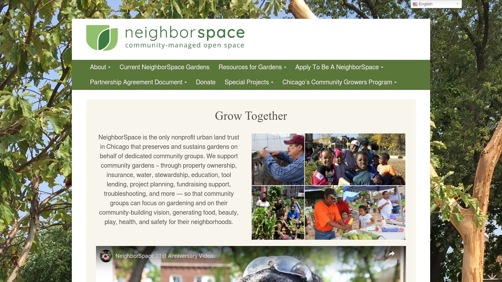NeighborSpace (Chicago’s community‑garden land trust)
