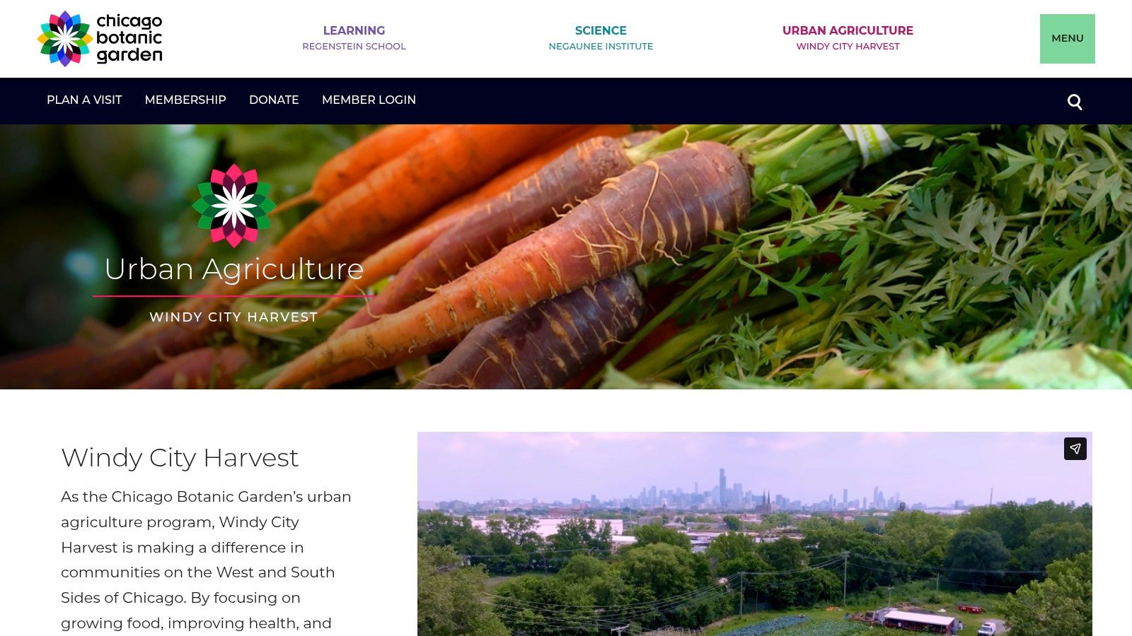 Windy City Harvest (Chicago Botanic Garden – Urban Agriculture)