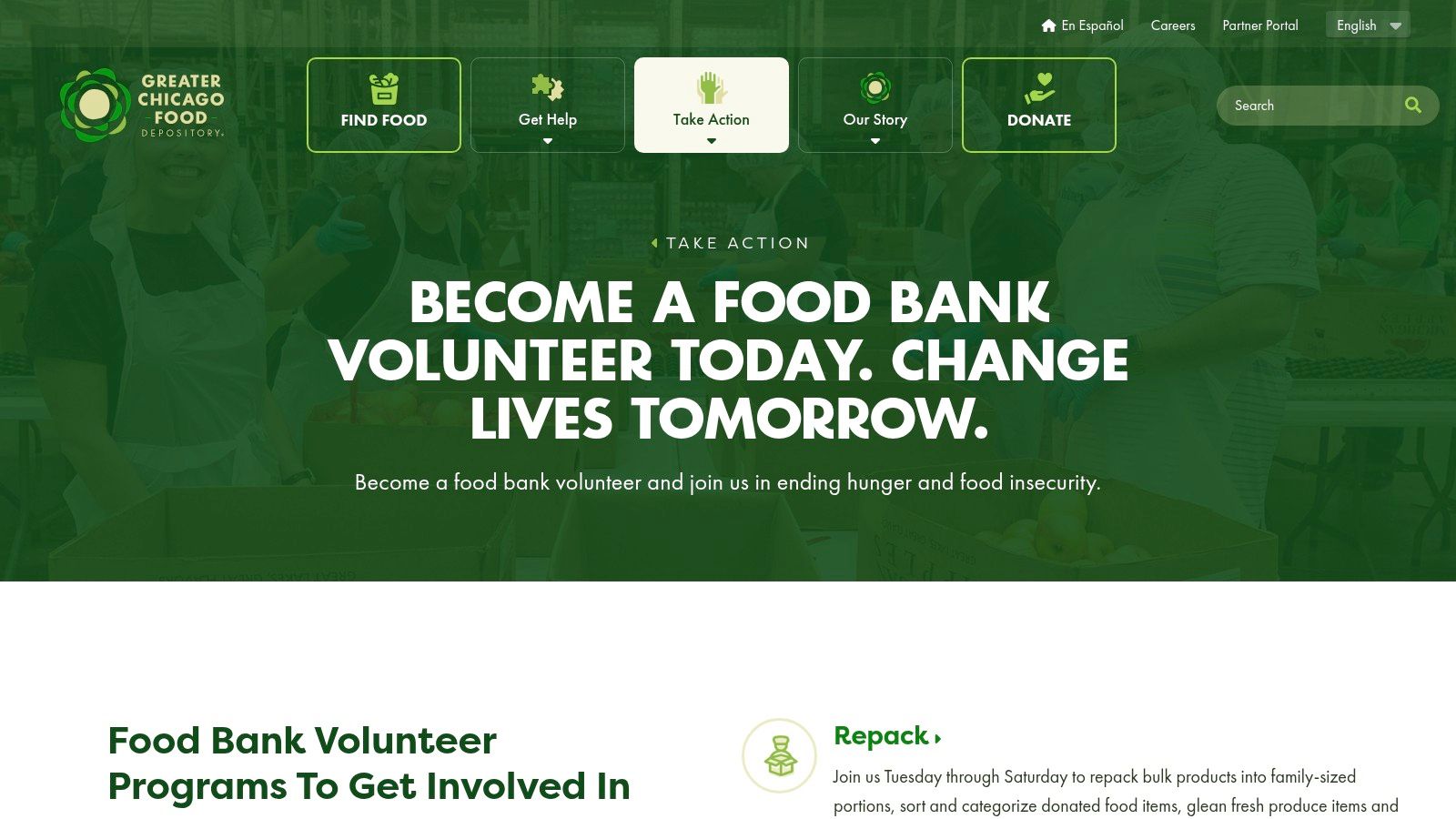 Greater Chicago Food Depository – Volunteer